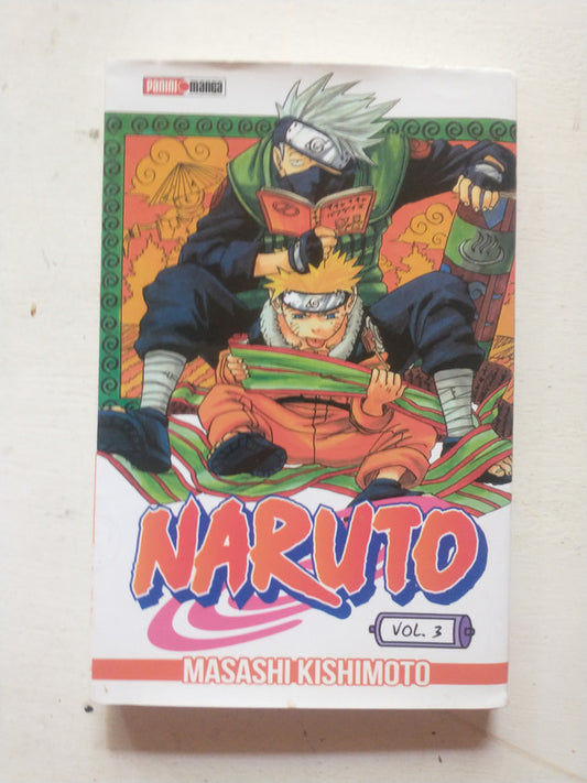 Libro usado en venta: Naruto - Vol. 3 de Masashi Kishimoto; editorial Panini impreso en 2022 realizamos envios a todo el mundo.1