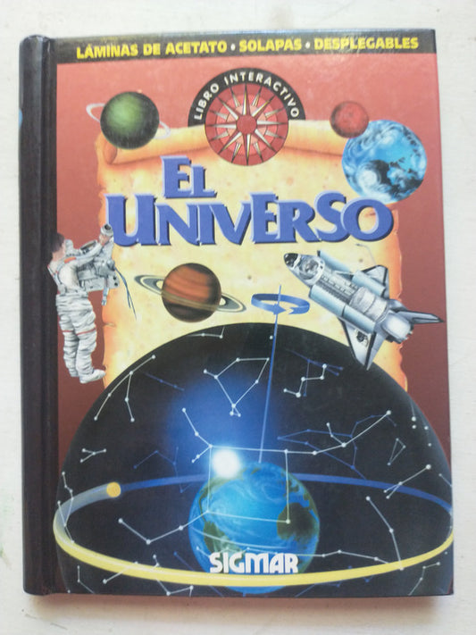 Libro usado en venta: El universo de Christopher Oxlade; editorial Sigmar impreso en 2001 realizamos envios a todo el mundo.1