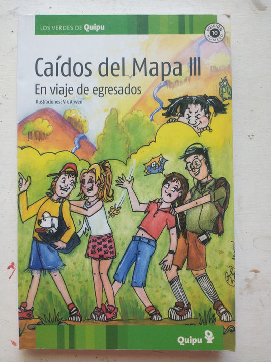 Libro usado en venta: Caidos del mapa III - En viaje de egresados de Maria Ines Falconi; editorial Quipu impreso en 2011 envios a todo el mundo.1