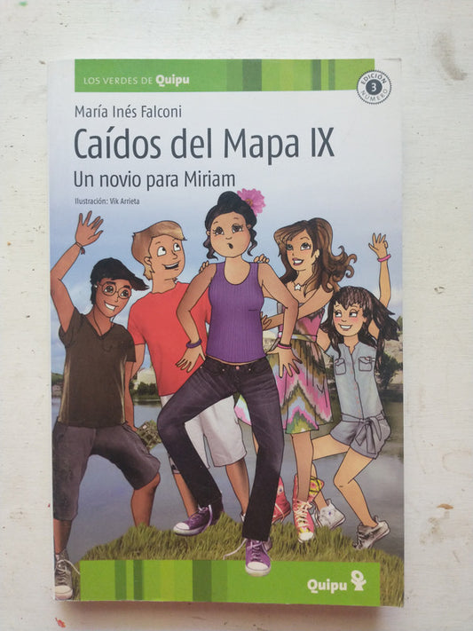 Libro usado en venta: Caidos del mapa IX - Un novio para Miriam de Maria Ines Falconi; editorial Quipu impreso en 2011 envios a todo el mundo.1
