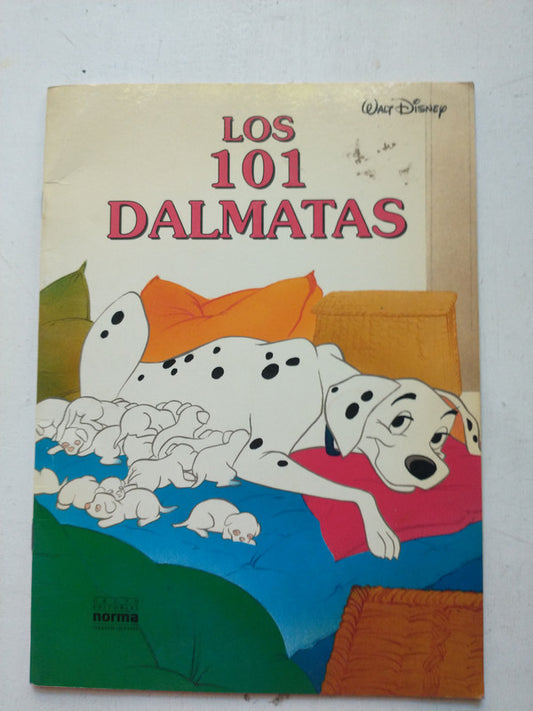 Libro usado en venta: Los 101 Dalmatas de Walt Disney; editorial Norma impreso en 1993 realizamos envios a todo el mundo.1