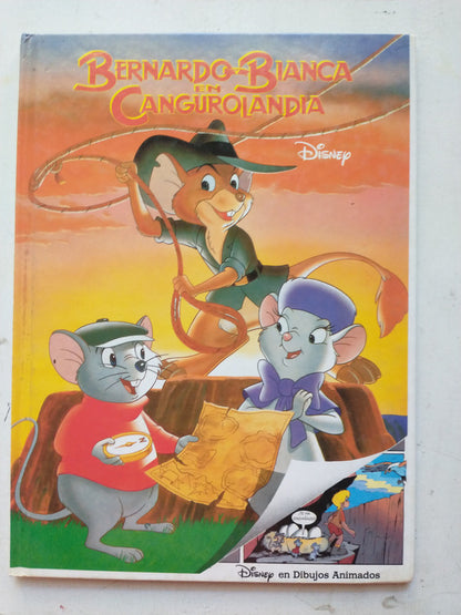 Libro usado en venta: Bernardo y Bianca en Cangurolandia; editorial Walt Disney impreso en 1993 realizamos envios a todo el mundo.1