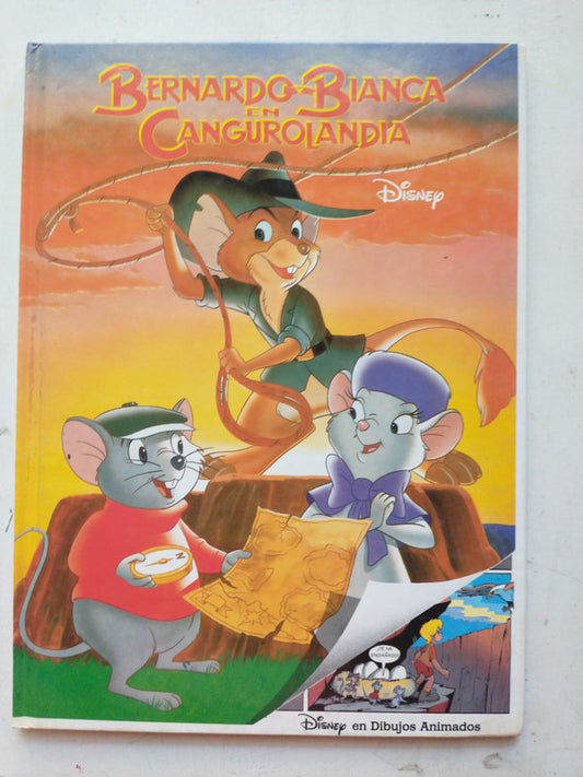 Libro usado en venta: Bernardo y Bianca en Cangurolandia; editorial Walt Disney impreso en 1993 realizamos envios a todo el mundo.1