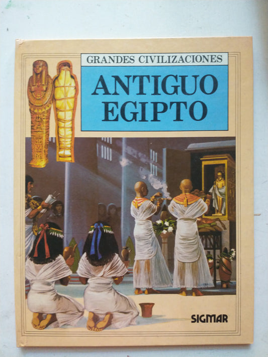 Libro usado en venta: Antiguo Egipto de Grandes Civilizaciones; editorial Sigmar impreso en 1990 realizamos envios a todo el mundo.1