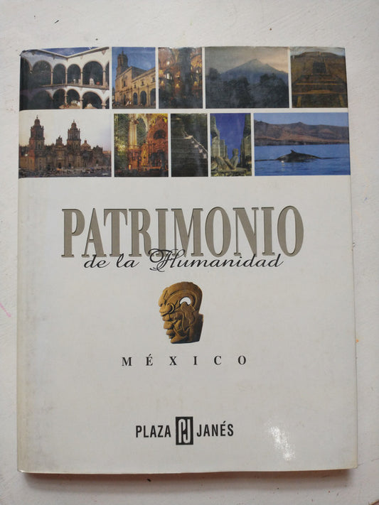 Libro usado en venta: Patrimonio de la humanidad - Mexico; editorial Plaza & Janes impreso en 1997 realizamos envios a todo el mundo.1