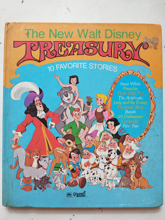 Libro usado en venta: Treasury - 10 favorite stories de The new Walt Disney; editorial Golden Book impreso en 1971 realizamos envios a todo el mundo.1