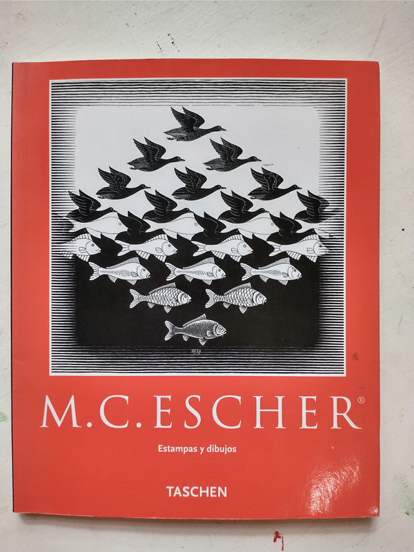 Libro usado en venta: Estampas y dibujos de M. C. Escher; editorial Taschen impreso en 1989 realizamos envios a todo el mundo.1