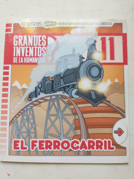Libro usado en venta: El ferrocarril; editorial Billiken impreso en _ realizamos envios a todo el mundo.1