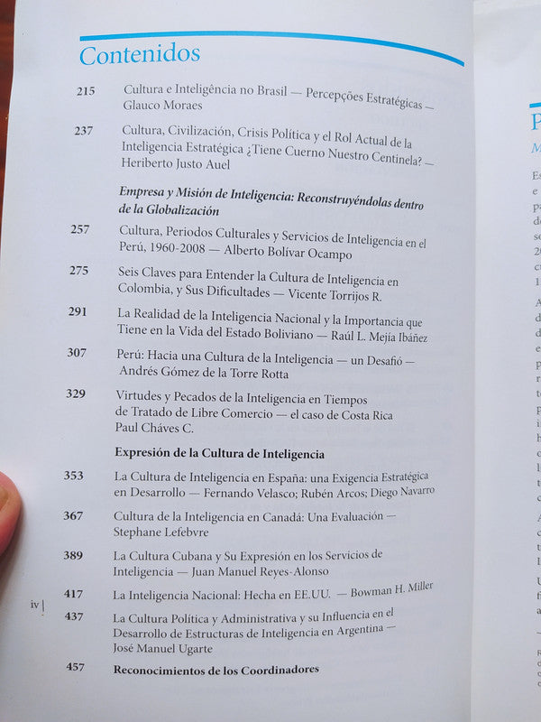 Libro usado en venta: Democratizacion de la Funcion de inteligencia de Russell G. Swenson - Susana C. Lemozy; editorial NDIC Press impreso en 2009.2