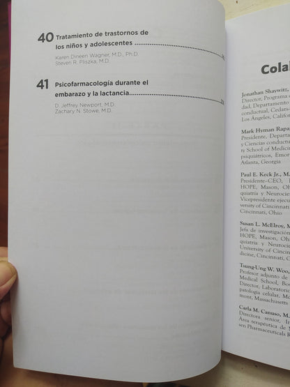 Libro usado en venta: Fundamentos de Psicofarmacologia Clinica - Parte II de Alan Schatzberg - Nemeroff; American Psychiatric Association 2015.4