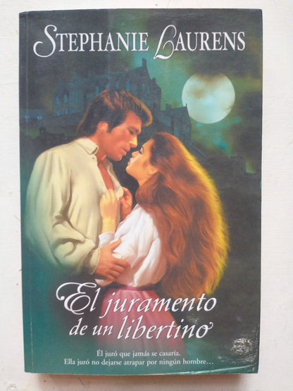 Libro usado en venta: El juramento de un libertino de Stephanie Laurens; editorial Javier Vergara impreso en 2004 realizamos envios a todo el mundo.1