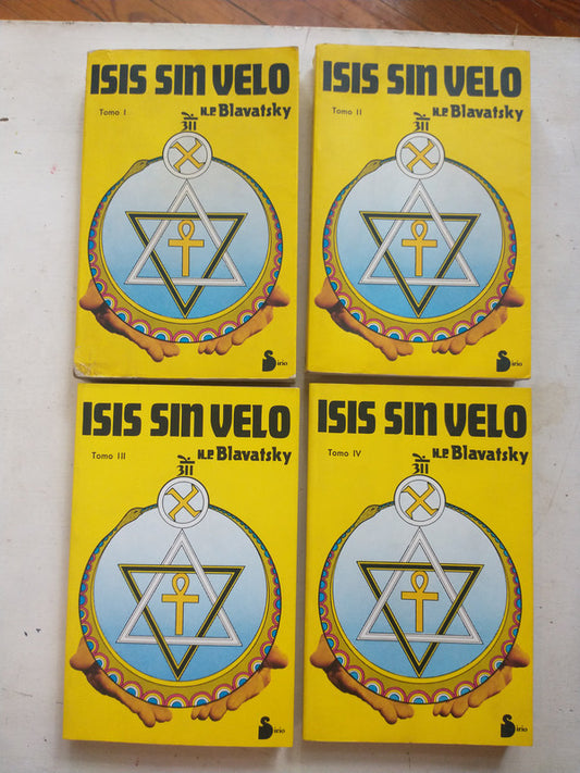 Libro usado en venta: Isis sin velo (4 tomos) de Helena Petrovna Blavatsky; editorial Sirio impreso en 2000 realizamos envios a todo el mundo.1