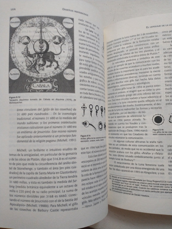Libro usado en venta: Dise?os misteriosos - Ciencia y misticismo en los dibujos de los sembrados de Freddy Silva; editorial Sirio impreso en 2008.3