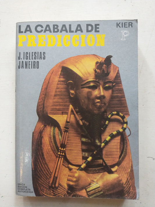 Libro usado en venta: La cabala de prediccion de J. Iglesias Janiero; editorial Kier impreso en 1984 realizamos envios a todo el mundo.1