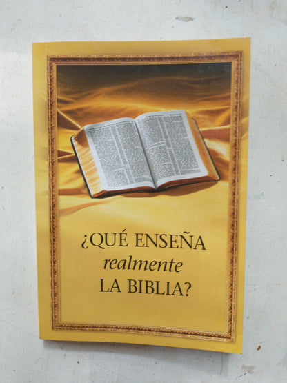 Libro usado en venta: ?Qu? ense?a realmente La Biblia?; editorial Watchtower Bible impreso en 2013 realizamos envios a todo el mundo.1