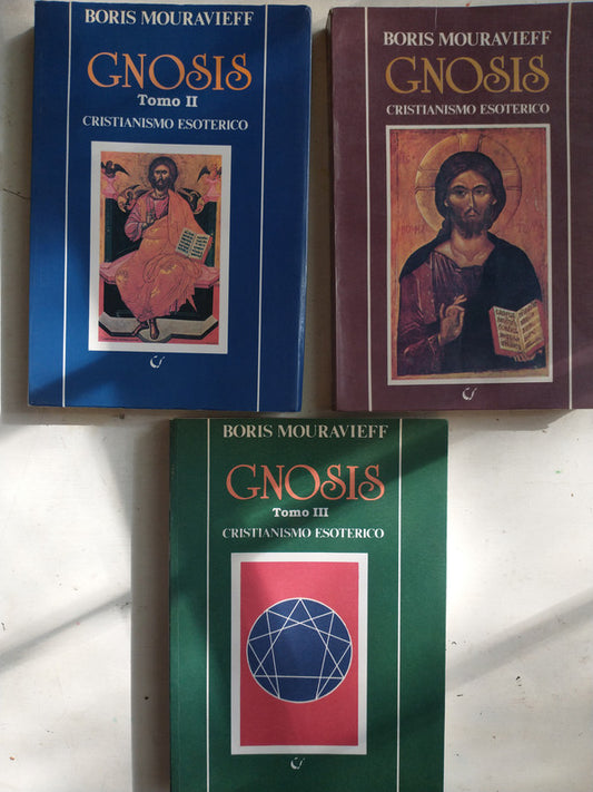 Libro usado en venta: Gnosis - Cristianismo esoterico (3 Tomos) de Boris Mouravieff; editorial C.S. Ediciones impreso en 1989 envios a todo el mundo.1