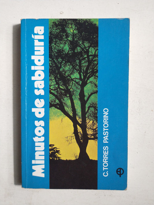 Libro usado en venta: Minutos de sabiduria de C. Torres Pastorino; editorial Paulinas impreso en 1991 realizamos envios a todo el mundo.1