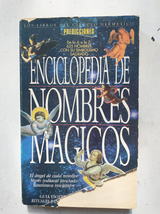 Libro usado en venta: Enciclopedia de nombres magicos; editorial Libro Latino impreso en 1997 realizamos envios a todo el mundo.1