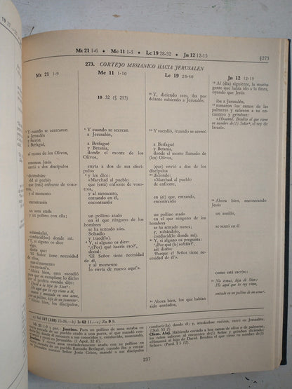 Libro usado en venta: Sinopsis de los cuatro evangelios - Tomo I; editorial Desclee de Brouwer impreso en 1975 realizamos envios a todo el mundo.3
