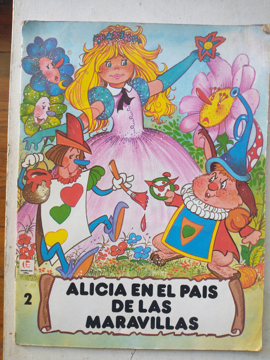 Libro usado en venta: Alicia en el pais de las maravillas; editorial Leandro Lara impreso en _ realizamos envios a todo el mundo.1