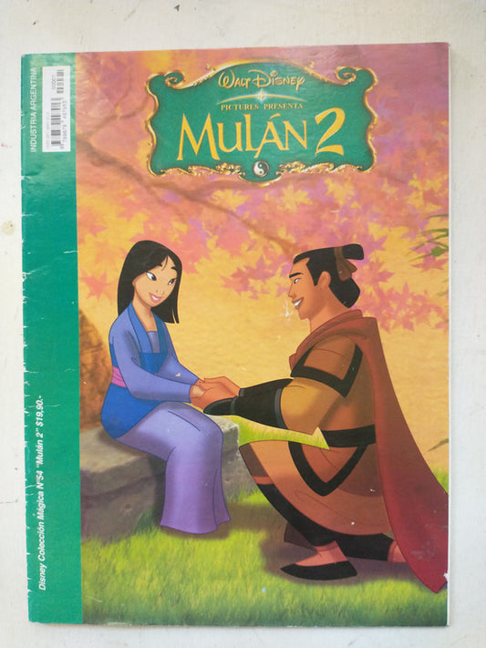 Libro usado en venta: Mulan 2; editorial Disney impreso en 2004 realizamos envios a todo el mundo.1