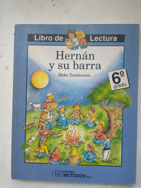 Libro usado en venta: Hernan y su barra - 6? grado de Hebe Zemborain; editorial Metodos impreso en 1992 realizamos envios a todo el mundo.1