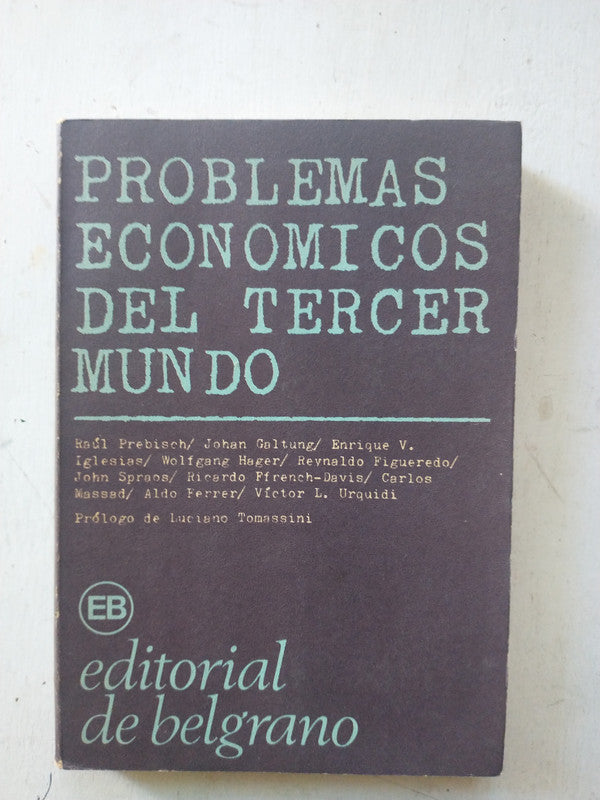 Libro usado en venta: Problemas economicos del tercer mundo; editorial De Belgrano impreso en 1983 realizamos envios a todo el mundo.1