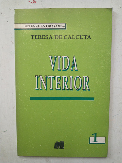 Libro usado en venta: Vida interior de Teresa de Calcuta; editorial Lumen impreso en 1992 realizamos envios a todo el mundo.1
