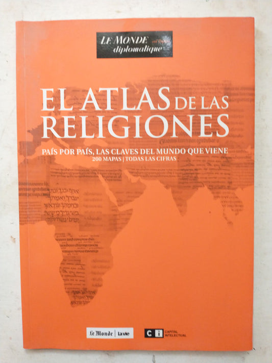 Libro usado en venta: El atlas de las religiones de Jean-Pierre Denis; editorial Ci Capital Intelectual impreso en 2009 envios a todo el mundo.1