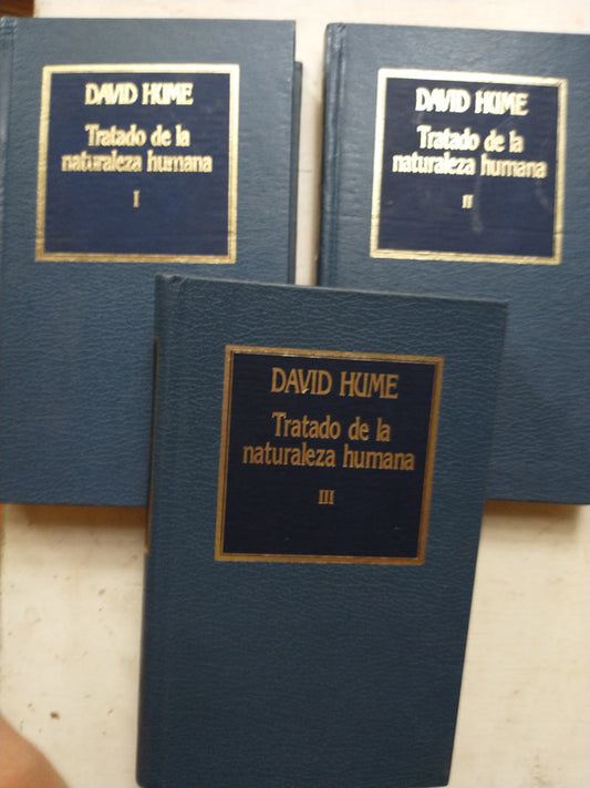 Libro usado en venta: Tratado de la naturaleza humana (3 Tomos) de David Hume; editorial Hyspamerica impreso en 1984 realizamos envios a todo el mundo.1