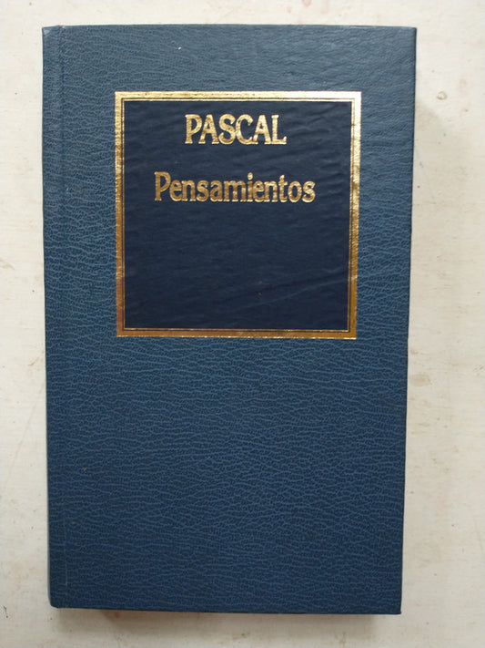 Libro usado en venta: Pensamientos de Blaise Pascal; editorial Hyspamerica impreso en 1984 realizamos envios a todo el mundo.1