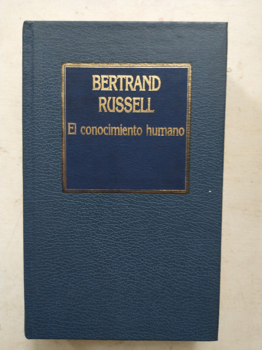Libro usado en venta: El conocimiento humano de Bertrand Russell; editorial Hyspamerica impreso en 1983 realizamos envios a todo el mundo.1