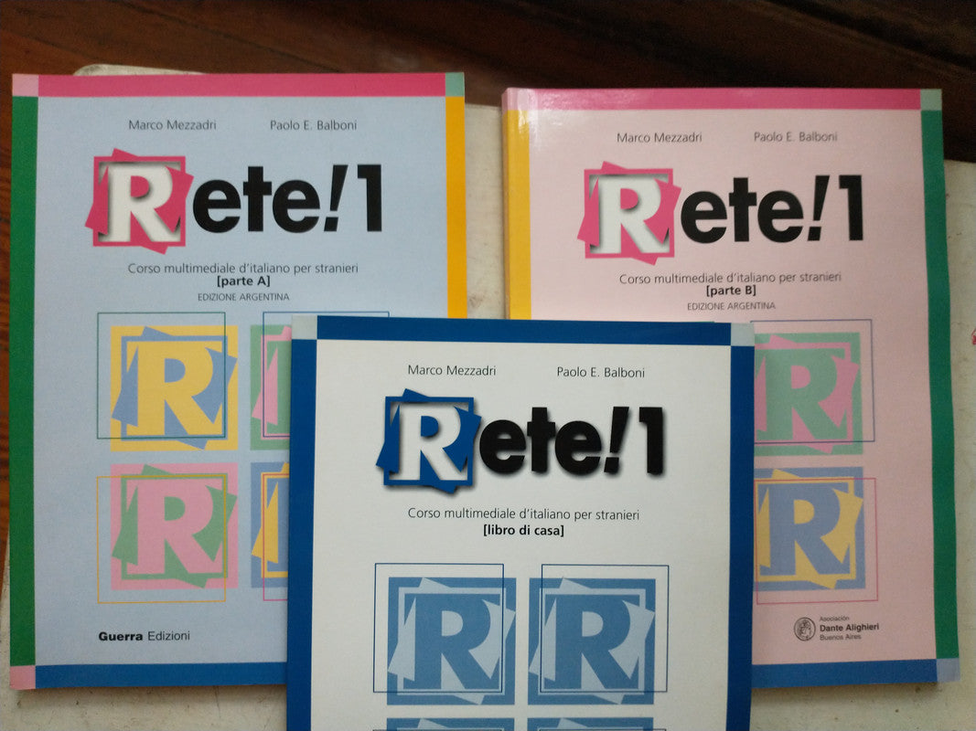 Libro usado en venta: Rete! 1 (Parte A - B - Libro di casa) de Marco Mezzadri - Paolo E. Balboni; editorial Guerra Edizioni impreso en 2004.1