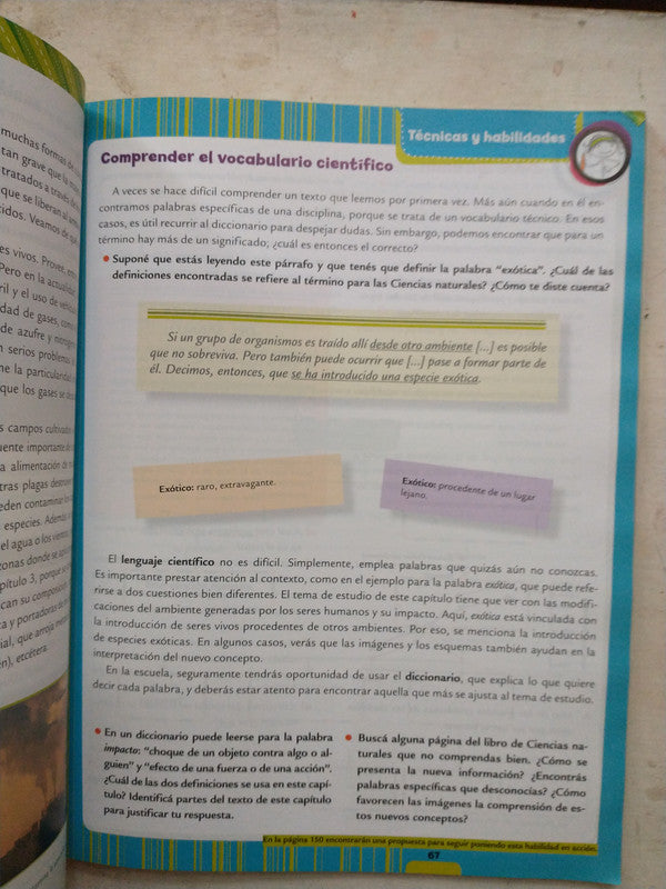 Libro usado en venta: Ciencias Naturales 6 - Caba de Fabian G. Diaz; editorial Santillana impreso en 2017 realizamos envios a todo el mundo.3