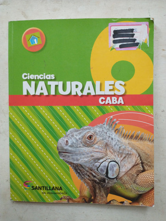 Libro usado en venta: Ciencias Naturales 6 - Caba de Fabian G. Diaz; editorial Santillana impreso en 2017 realizamos envios a todo el mundo.1