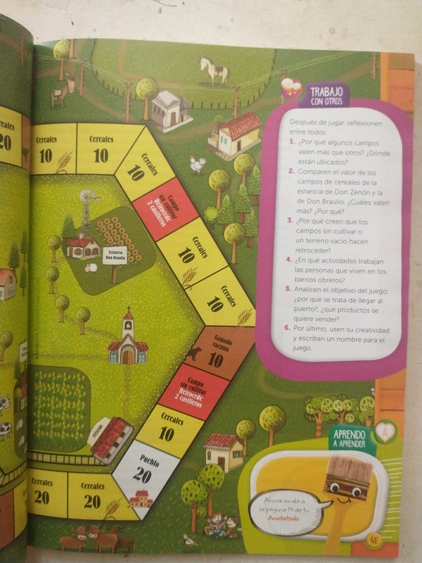 Libro usado en venta: Ciencias Sociales 6; editorial Santillana impreso en 2017 realizamos envios a todo el mundo.2