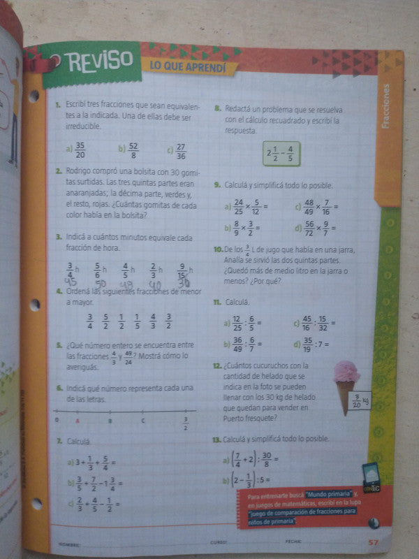 Libro usado en venta: Ciencias Naturales 7; editorial Santillana impreso en 2015 realizamos envios a todo el mundo.3