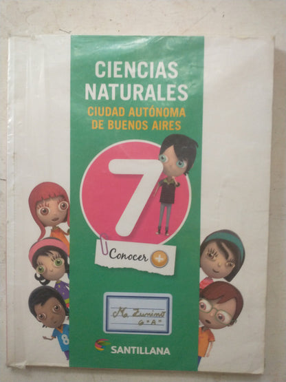 Libro usado en venta: Ciencias Naturales 7; editorial Santillana impreso en 2015 realizamos envios a todo el mundo.1