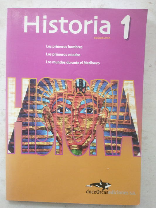 Libro usado en venta: Historia 1 - Los primeros hombres; editorial DoceOrcas impreso en 2004 realizamos envios a todo el mundo.1