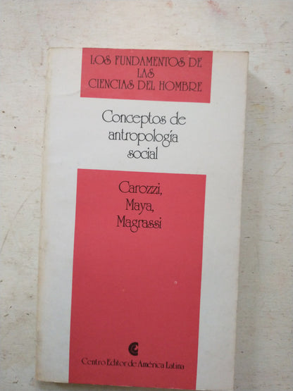 Conceptos de antropologia social - Vol. 19