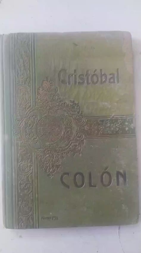 Cristobal Colon - Vida y viajes del gran almirante de las Indias - M. Pons Fabregues - Dura